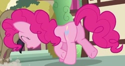 Size: 452x239 | Tagged: safe, screencap, character:cranky doodle donkey, character:pinkie pie, species:donkey, species:pony, episode:a friend in deed, g4, my little pony: friendship is magic, cropped, female, mare, plot