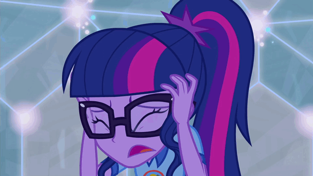 Size: 640x360 | Tagged: safe, screencap, character:twilight sparkle, character:twilight sparkle (scitwi), species:eqg human, equestria girls:legend of everfree, g4, my little pony:equestria girls, animated, gif, solo