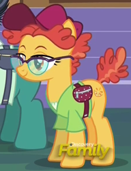 Size: 450x587 | Tagged: safe, screencap, character:chargrill breadwinner, character:orange slice, species:pony, episode:spice up your life, g4, my little pony: friendship is magic, discovery family logo