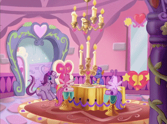 Size: 335x250 | Tagged: safe, screencap, character:spike, character:spike (g3), character:wysteria, species:breezies, episode:the princess promenade, g3, animated, gif, princess wysteria