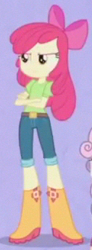 Size: 127x345 | Tagged: safe, screencap, character:apple bloom, episode:my past is not today, equestria girls:rainbow rocks, g4, my little pony:equestria girls, boots, cropped, solo