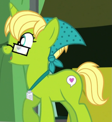 Size: 535x580 | Tagged: safe, screencap, character:bittersweet, oc, ponysona, species:earth pony, species:pony, episode:princess spike, g4, my little pony: friendship is magic, background pony, female, katie cook, mare, solo, solo focus