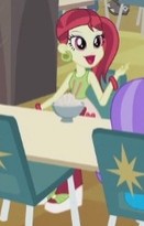 Size: 131x205 | Tagged: safe, screencap, character:aqua blossom, episode:pinkie on the one, g4, my little pony:equestria girls, background human, bracelet, cropped, ear piercing, earring, high heels, jewelry, piercing, rose heart, table