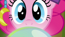 Size: 1920x1090 | Tagged: safe, screencap, character:pinkie pie, species:pony, episode:it's about time, g4, my little pony: friendship is magic, crystal ball, madame pinkie, solo