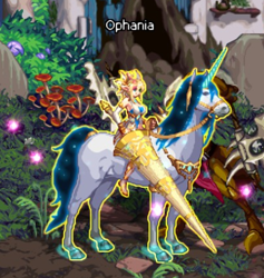 Size: 714x754 | Tagged: safe, screencap, character:shining armor, species:pony, species:unicorn, barely pony related, dungeon fighter online, elven fighter, fantasy class, humans riding horses, humans riding ponies, knight, lance, riding, screenshots, warrior, weapon