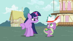 Size: 1280x720 | Tagged: safe, screencap, character:spike, character:twilight sparkle, episode:secret of my excess, g4, my little pony: friendship is magic
