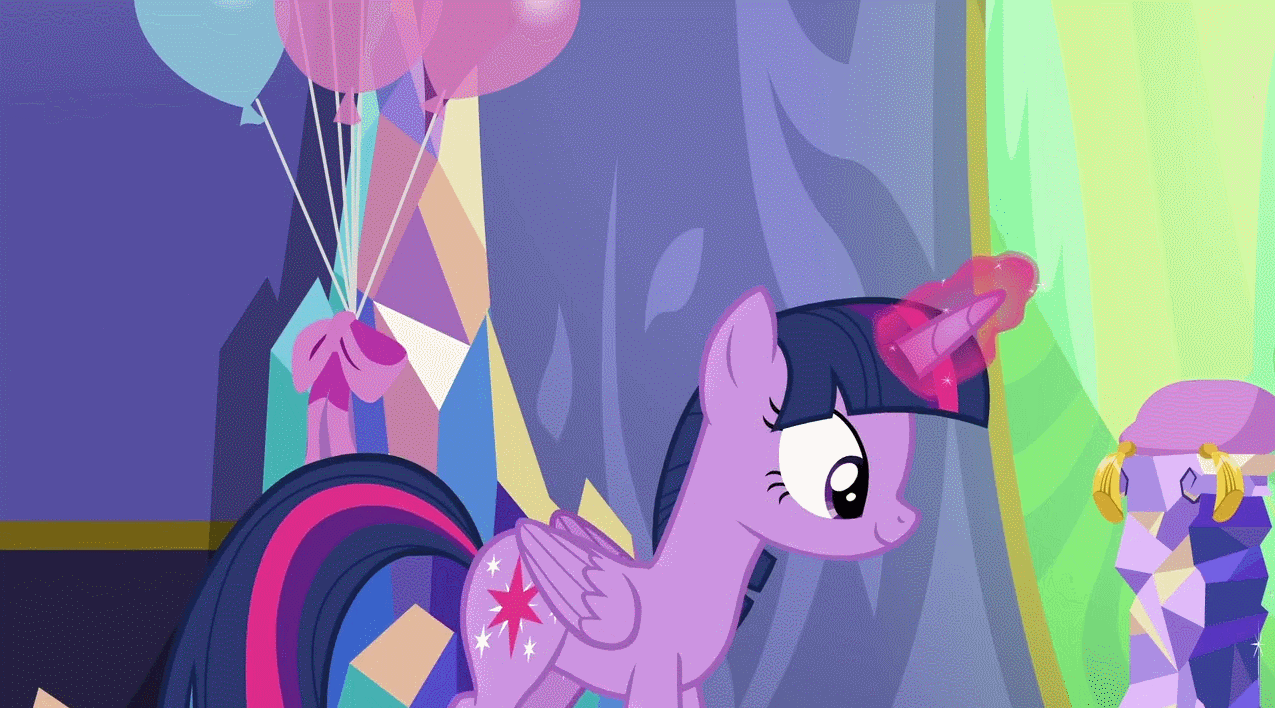 Size: 1275x708 | Tagged: safe, screencap, character:twilight sparkle, character:twilight sparkle (alicorn), species:alicorn, species:pony, episode:celestial advice, g4, my little pony: friendship is magic, animated, boom mic, gif, microphone, solo, twilight's castle