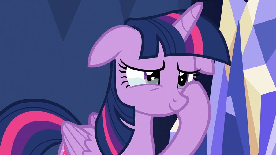 Size: 902x508 | Tagged: safe, screencap, character:twilight sparkle, character:twilight sparkle (alicorn), species:alicorn, species:pony, episode:all bottled up, g4, my little pony: friendship is magic, animated, crying, floppy ears, gif, loop, proud, tears of joy