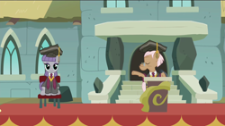 Size: 1920x1080 | Tagged: safe, screencap, character:maud pie, species:pony, episode:rock solid friendship, g4, my little pony: friendship is magic, clothing, graduation, graduation cap, hat, rusty tenure