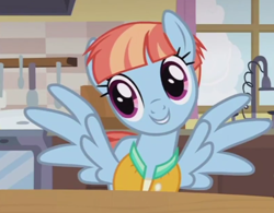 Size: 530x414 | Tagged: safe, screencap, character:windy whistles, species:pony, episode:parental glideance, g4, my little pony: friendship is magic, cute, solo, windybetes