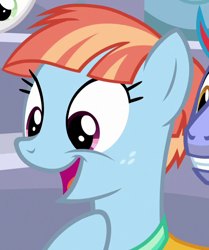 Size: 526x629 | Tagged: safe, screencap, character:windy whistles, species:pony, episode:parental glideance, g4, my little pony: friendship is magic, cropped, cute, windybetes