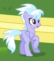 Size: 455x520 | Tagged: safe, screencap, character:cloudchaser, species:pegasus, species:pony, butt, female, mare, plot