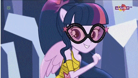 Size: 476x268 | Tagged: safe, screencap, character:twilight sparkle, character:twilight sparkle (scitwi), species:eqg human, equestria girls:dance magic, g4, my little pony:equestria girls, adorkable, animated, armpits, clothing, cute, dance magic (song), dancing, dork, dress, gif, looking at you, off shoulder, ponied up, scitwilicorn, solo, spread wings, teletoon, twiabetes, wings