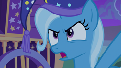 Size: 1280x720 | Tagged: safe, screencap, character:trixie, species:pony, species:unicorn, episode:to where and back again, g4, my little pony: friendship is magic, female, mare, solo