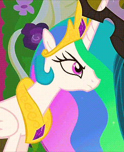 Size: 245x300 | Tagged: safe, screencap, character:princess celestia, character:queen chrysalis, episode:a canterlot wedding, g4, my little pony: friendship is magic, animated, horns are touching
