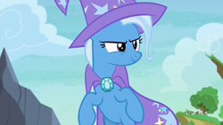Size: 1280x720 | Tagged: safe, screencap, character:trixie, species:pony, episode:to change a changeling, g4, my little pony: friendship is magic, solo