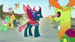Size: 1920x1080 | Tagged: safe, screencap, character:pharynx, character:prince pharynx, character:thorax, species:changeling, species:reformed changeling, episode:to change a changeling, g4, my little pony: friendship is magic