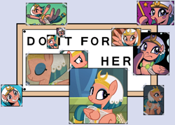 Size: 680x486 | Tagged: safe, artist:brendahickey, screencap, character:somnambula, species:pony, episode:daring done, g4, cute, do it for her, exploitable meme, female, hope (pole), meme, somnambetes, text, the simpsons