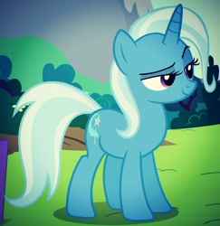 Size: 686x706 | Tagged: safe, screencap, character:trixie, episode:no second prances, g4, my little pony: friendship is magic, solo