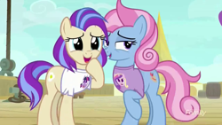 Size: 1280x720 | Tagged: safe, screencap, species:pony, episode:once upon a zeppelin, g4, my little pony: friendship is magic, sun cloche, sunny side