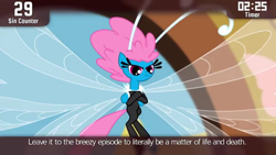 Size: 854x480 | Tagged: safe, screencap, character:seabreeze, species:breezies, episode:it ain't easy being breezies, g4, my little pony: friendship is magic, cinemare sins, solo