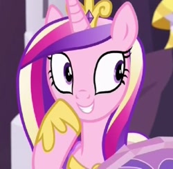 Size: 626x614 | Tagged: safe, screencap, character:princess cadance, species:alicorn, species:pony, episode:once upon a zeppelin, g4, my little pony: friendship is magic, cute, cutedance, female, mare, solo