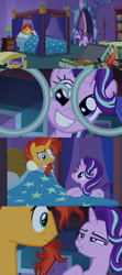 Size: 1920x4320 | Tagged: safe, screencap, character:starlight glimmer, character:sunburst, episode:uncommon bond, g4, my little pony: friendship is magic, bedroom