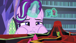Size: 1920x1090 | Tagged: safe, screencap, character:starlight glimmer, episode:uncommon bond, g4, my little pony: friendship is magic, board game, dragon pit