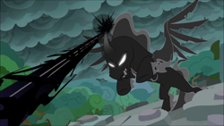 Size: 1920x1080 | Tagged: safe, screencap, character:pony of shadows, episode:shadow play, g4, my little pony: friendship is magic, dark magic, darkness, magic