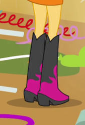 Size: 173x256 | Tagged: safe, screencap, character:sunset shimmer, my little pony:equestria girls, boots, cropped, legs, pictures of legs, shoes, solo