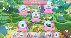 Size: 800x431 | Tagged: safe, gameloft, screencap, map, map of equestria