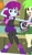 Size: 321x553 | Tagged: safe, screencap, character:cherry crash, character:mystery mint, episode:queen of clubs, g4, my little pony:equestria girls, anime, background human, cherry crash, cropped, female, looking at you, pose, sailor jupiter, sailor moon, smiling