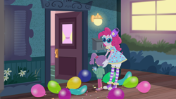 Size: 1920x1080 | Tagged: safe, screencap, character:pinkie pie, episode:pinkie sitting, g4, my little pony:equestria girls, converse, lily pad (equestria girls), shoes, young