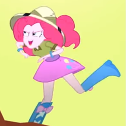 Size: 545x547 | Tagged: safe, screencap, character:pinkie pie, episode:the canterlot movie club, eqg summertime shorts, g4, my little pony:equestria girls, cropped