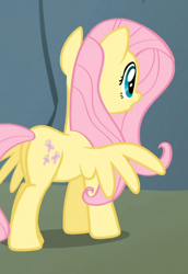 Size: 2591x3770 | Tagged: safe, screencap, character:fluttershy, species:pegasus, species:pony, episode:feeling pinkie keen, g4, my little pony: friendship is magic, cropped, plot, sexy, solo