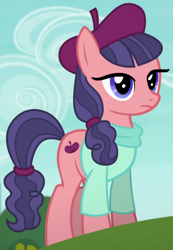 Size: 540x780 | Tagged: safe, screencap, character:raspberry beret, episode:made in manehattan, g4, my little pony: friendship is magic, cropped, solo