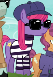 Size: 460x664 | Tagged: safe, screencap, character:late show, character:on stage, character:stardom, episode:made in manehattan, g4, my little pony: friendship is magic, cropped, sunglasses