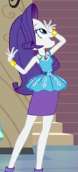 Size: 277x606 | Tagged: safe, screencap, character:rarity, episode:fluttershy's butterflies, g4, my little pony:equestria girls, cropped, geode of shielding, magical geodes, solo