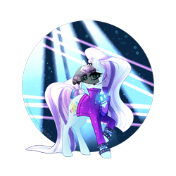 Size: 2500x2500 | Tagged: dead source, safe, artist:lolepopenon, character:coloratura, character:countess coloratura, species:earth pony, species:pony, choker, clothing, female, jewelry, looking at you, mare, raised hoof, simple background, solo, spiked choker, spiked wristband, studded bracelet, transparent background, veil, wristband
