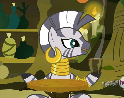 Size: 500x398 | Tagged: safe, screencap, character:zecora, species:zebra, episode:magic duel, g4, my little pony: friendship is magic, animated