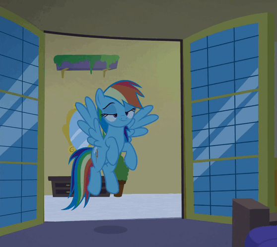Size: 558x497 | Tagged: safe, screencap, character:rainbow dash, species:pegasus, species:pony, episode:grannies gone wild, g4, my little pony: friendship is magic, adorasexy, animated, beautiful, bedroom eyes, cropped, cute, dashabetes, female, gif, las pegasus, lidded eyes, mare, sexy, solo, speaking in images