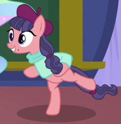 Size: 410x419 | Tagged: safe, screencap, character:raspberry beret, episode:horse play, g4, my little pony: friendship is magic, bipedal, cropped