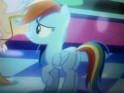 Size: 4032x3024 | Tagged: safe, screencap, character:apple rose, character:rainbow dash, species:pony, episode:grannies gone wild, g4, my little pony: friendship is magic, cropped