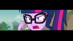 Size: 1280x720 | Tagged: safe, screencap, character:twilight sparkle, character:twilight sparkle (scitwi), species:eqg human, episode:friendship math, g4, my little pony:equestria girls, close-up, determined, dramatic widescreen, forever, solo