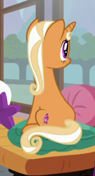 Size: 181x332 | Tagged: safe, screencap, species:pony, species:unicorn, episode:non-compete clause, g4, my little pony: friendship is magic, autumn meadow, background pony, cropped, female, mare, solo