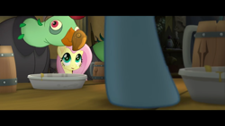 Size: 1280x720 | Tagged: safe, screencap, character:fluttershy, character:murdock, character:rainbow dash, my little pony: the movie (2017), hooves, parrot pirates, pirate
