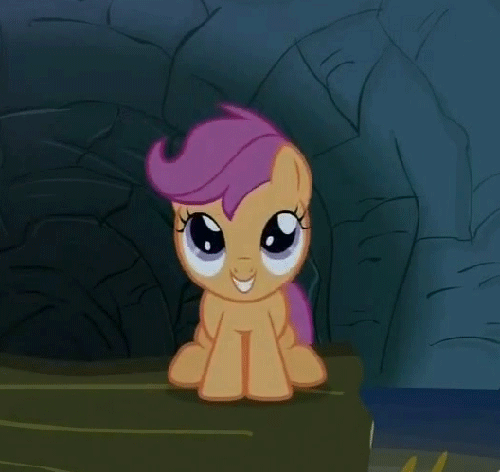 Size: 500x472 | Tagged: safe, screencap, character:scootaloo, species:pegasus, species:pony, episode:sleepless in ponyville, g4, my little pony: friendship is magic, animated, cute, cutealoo, dancing