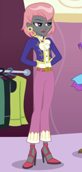 Size: 480x1000 | Tagged: safe, screencap, character:prim hemline, episode:display of affection, g4, my little pony:equestria girls, cropped, high heels, shoes, solo