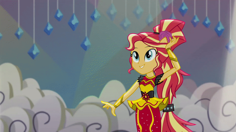 Size: 800x449 | Tagged: safe, screencap, character:sunset shimmer, equestria girls:dance magic, g4, my little pony:equestria girls, animated, dancing, female, flamenco, high heels, ponied up, shoes, solo