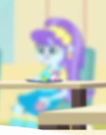 Size: 153x194 | Tagged: safe, screencap, character:aqua blossom, episode:stressed in show, g4, my little pony:equestria girls, cropped, female, low quality, solo, stressed in show: pinkie pie